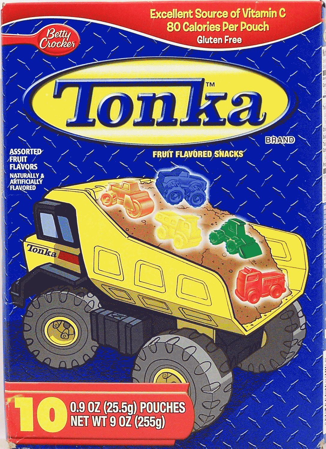 Betty Crocker&nbsp;Tonka&nbsp;fruit flavored snacks, 10 pouches Full-Size Picture